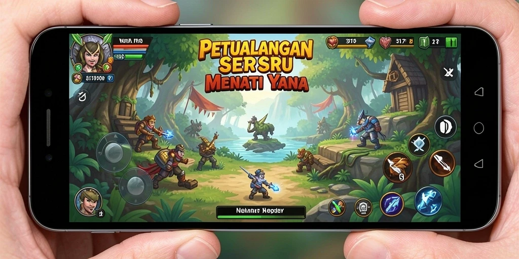 Tampilan menarik dari gameplay Adventure 3178 yang seru.
