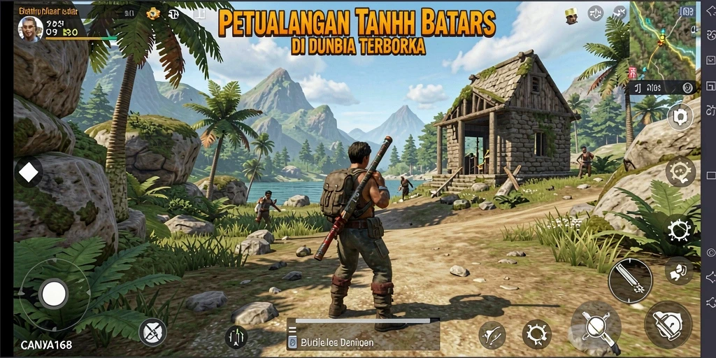 Tampilan gameplay yang menakjubkan di dunia terbuka CANVA168.