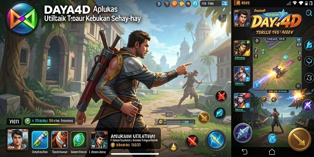 Tampilan antarmuka utama aplikasi DAYA4D yang intuitif dan mudah digunakan.