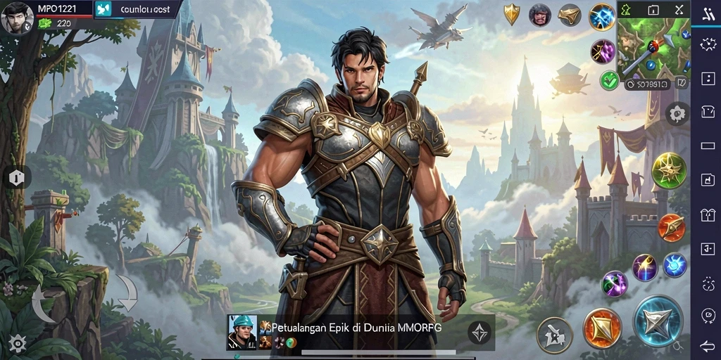 Tampilan gameplay seru dari MPO1221 yang menampilkan aksi dan petualangan.