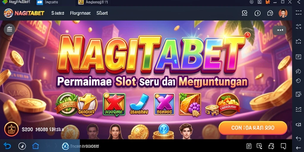 Tampilan menarik dari gameplay NAGITABET yang mendebarkan.