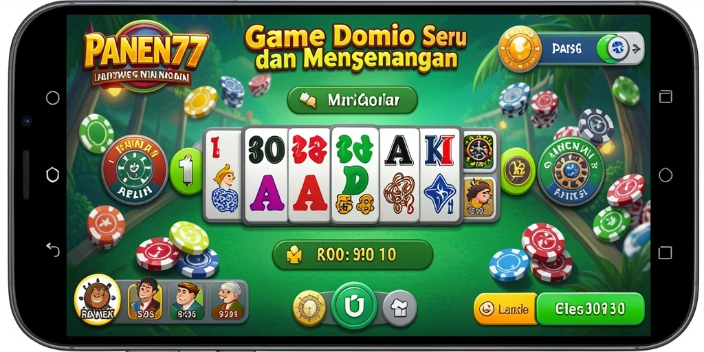Tampilan utama gameplay PANEN77 dengan efek visual yang menarik.
