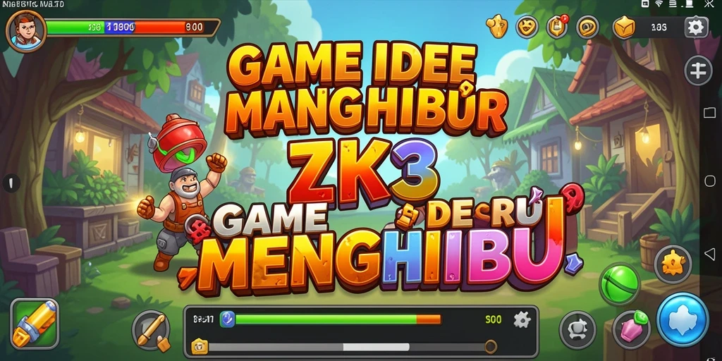 Screenshot gameplay ZK3 yang menampilkan aksi Idle yang seru.
